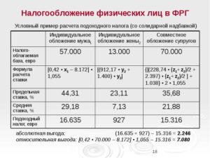 Какие налоги платит гражданин германии в год