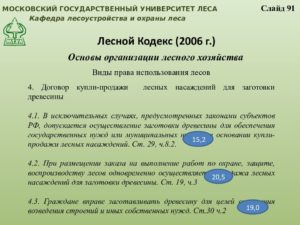 Договор заготовки древесины