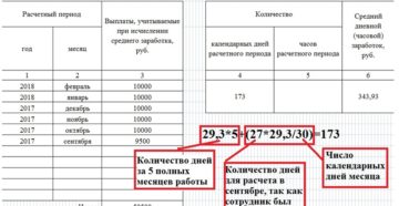 Как рассчитать отпускные за полгода работы