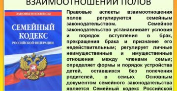 Правовые основы взаимоотношения полов брак и семья культура брачных отношений Правовые основы взаимоотношения полов брак и семья культура брачных отношений