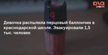 Ответственность за распыление перцового баллончика