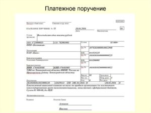 Платежное поручение об оплате госпошлины без синей печати банка