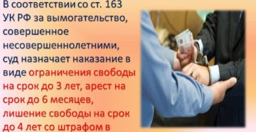 Вымогательство несовершеннолетними наказание Вымогательство несовершеннолетними наказание