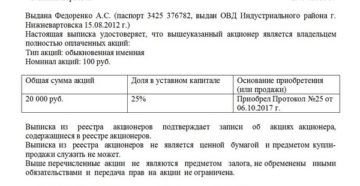 Кто может получить выписку из реестра акционеров у регистратора