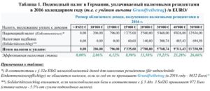 Какие налоги платит гражданин германии в год