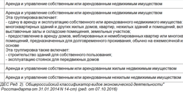 Оквэд сдача в аренду земельных участков