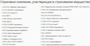 Список страховых компаний аккредитованных россельхозбанком на 2020 год